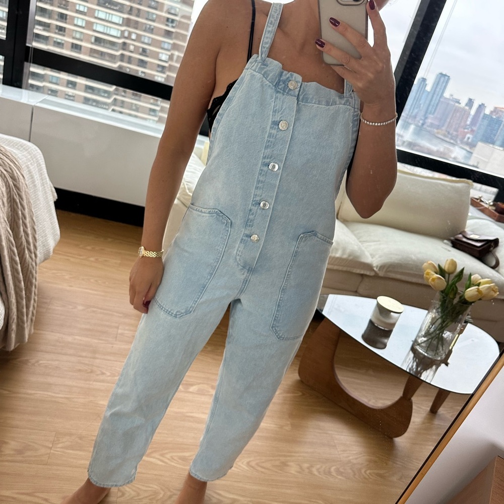 Mango Denim Overalls